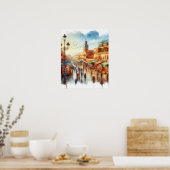 Marokko Marrakesh Medina Poster (Keuken)