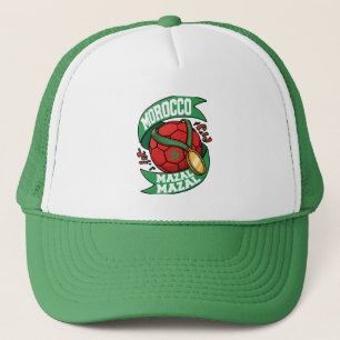 Marokko Mazal Mazal Voetbalfan Marokkaans Voetba Trucker Pet