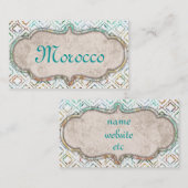 Marokko medium visitekaartje (Voorkant / Achterkant)