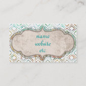 Marokko medium visitekaartje (Achterkant)