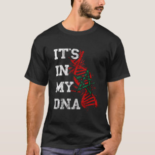 Marokko moleculen in mijn DNA Marokkaanse wortels T-shirt
