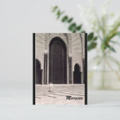 marokko - moskeetboog briefkaart (Staand voorkant)