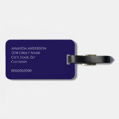Marokko Nachtelijke Hemel Custom Bagagelabel (Achterkant horizontaal)