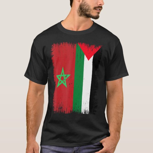Marokko Palestina T-shirt (Voorkant)