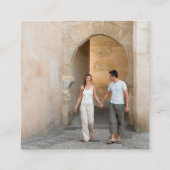 Marokko Paspoort bruiloft QR Informatiekaartje (Achterkant)