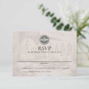 Marokko Paspoort bruiloft RSVP Kaartje