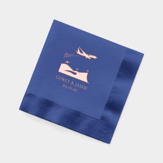 Marokko Paspoort Folie Servetten (Links)