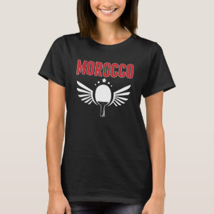 Marokko pingpong Moroccan Table Tennis Team Super T-shirt