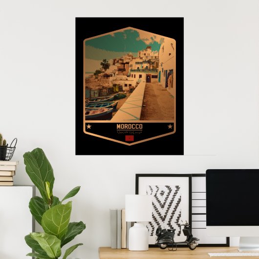 Marokko Poster (Thuiskantoor)