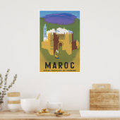 Marokko Print Muurkunst Reisposter Afrika Thuis (Keuken)