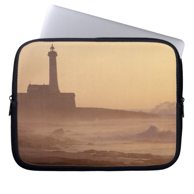 Marokko, Rabat, vuurtoren bij zonsondergang met Laptop Sleeve (Voorkant)