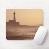 Marokko, Rabat, vuurtoren bij zonsondergang met Muismat (Met muis)