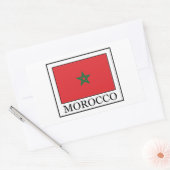 Marokko Rechthoekige Sticker (Envelop)