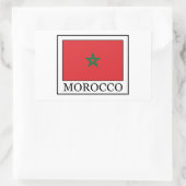 Marokko Rechthoekige Sticker (Tas)