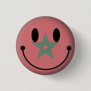 Marokko Ronde Button 3,2 Cm