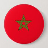 Marokko Ronde Button 4,0 Cm (Voorkant)