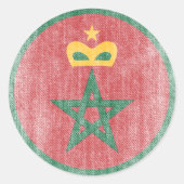 MAROKKO RONDE STICKER (Voorkant)