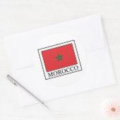 Marokko Ronde Sticker (Envelop)