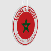 Marokko Round Emblem Ornament (voorkant)
