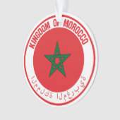 Marokko Round Emblem Ornament (voorkant)