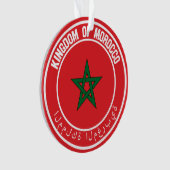 Marokko Round Emblem Ornament (voorkant)