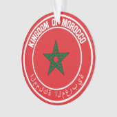 Marokko Round Emblem Ornament (voorkant)