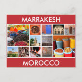 marokko scènes marrakesh briefkaart (Voorkant)