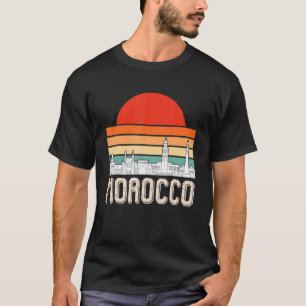 Marokko Skyline Africa Gibraltar Moroccans Souveni T-shirt
