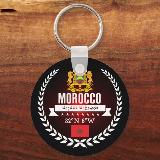 Marokko Sleutelhanger (Voorkant)