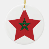 Marokko Star Keramisch Ornament (Voorkant)