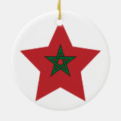 Marokko Star Keramisch Ornament (Achterkant)