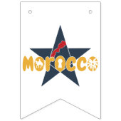 Marokko: ster van erfgoed en moderniteit vlaggetjes (Eerste vlag)