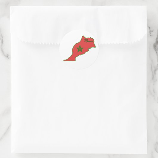 Marokko Sticker (Tas)