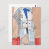 Marokko Street Cityscape Paper Collage Sketch Art Briefkaart (Voorkant / Achterkant)