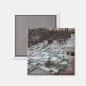 Marokko Street Fotografie Magneet (Voorkant / Achterkant)