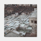 Marokko Street Fotografie Magneet (Voorkant)