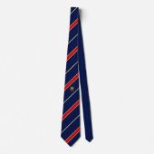 Marokko strepen vlag stropdas (Voorkant)