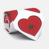 Marokko Stropdas van het Heart Pattern-patroon voo (Opgerold)