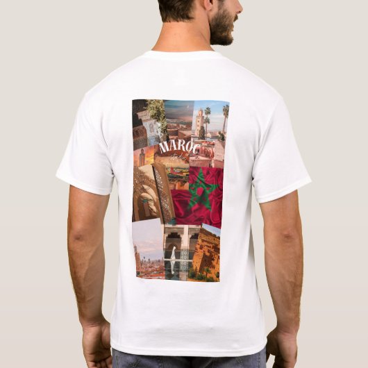marokko t-shirt (Achterkant)