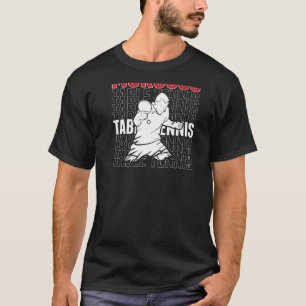 Marokko Tafeltennis Ondersteun Marokkaans Ping Po T-shirt