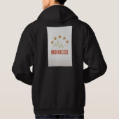 Marokko trots ECG Stars Design Hoodie (Achterkant)