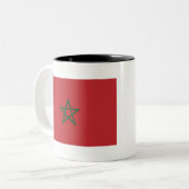 Marokko Tweekleurige Koffiemok (Voorkant links)