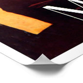 Marokko, uitzicht, herder, met zijn schip poster (Hoek)