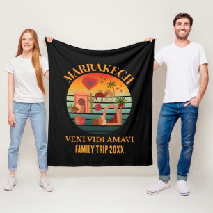 Marokko Veni Vidi Amavi Groep Vakantie MARAKKESH Fleece Deken