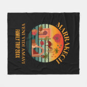 Marokko Veni Vidi Amavi Groep Vakantie MARAKKESH Fleece Deken (Voorkant (Horizontaal))