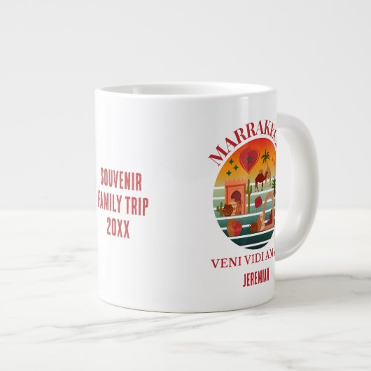 Marokko Veni Vidi Amavi Groep Vakantie MARAKKESH Grote Koffiekop (Voorkant rechts)