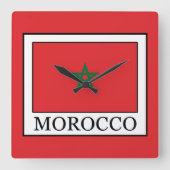 Marokko Vierkante Klok (Voorkant)