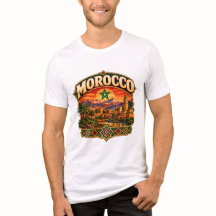 Marokko Vintage Berg Reiseposter Marokkaans