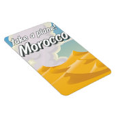 Marokko vintage reisposter magneet (Rechterzijde)