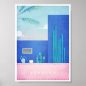 Marokko Vintage Travel Poster (Voorkant)